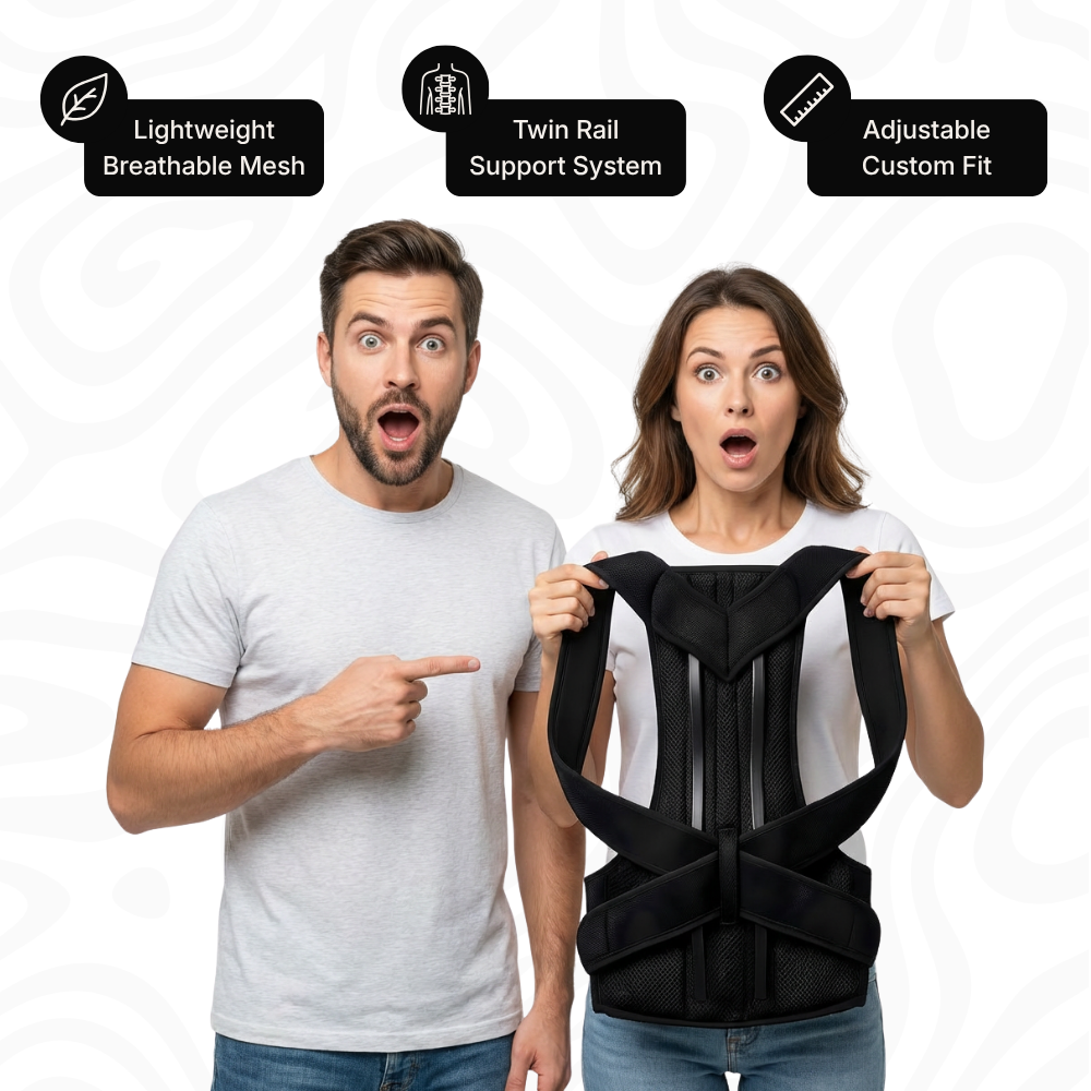 Twin-Rail Support™ Posture Corrector