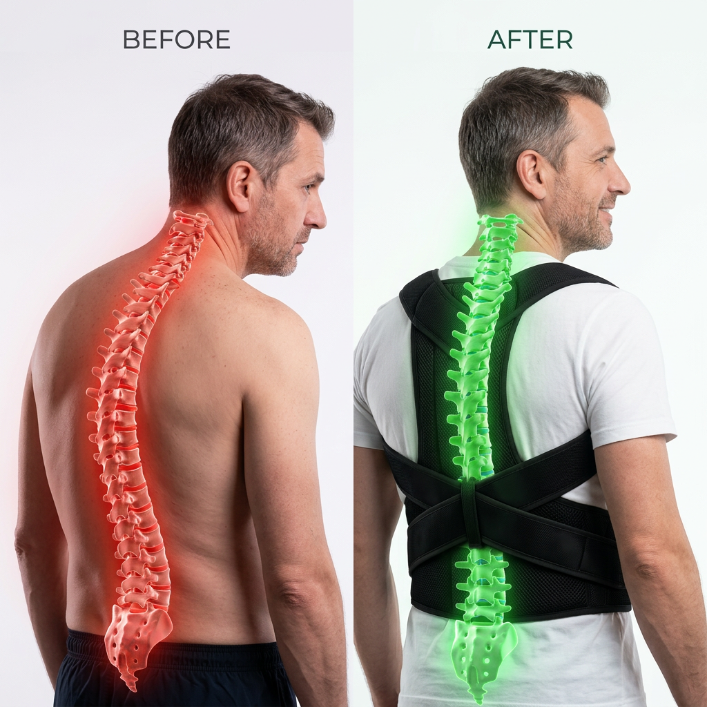 Twin-Rail Support™ Posture Corrector
